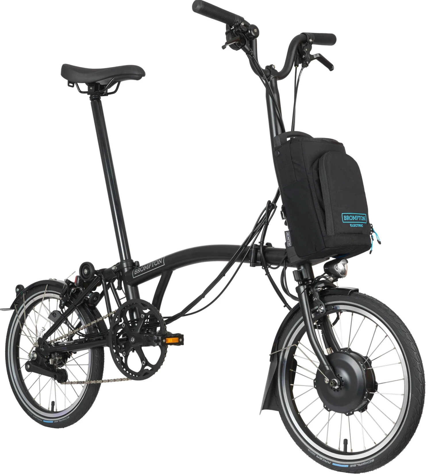 Brompton C Line Explore High Handlebar Electric Folding Bike - 16" Wheel - Image 2