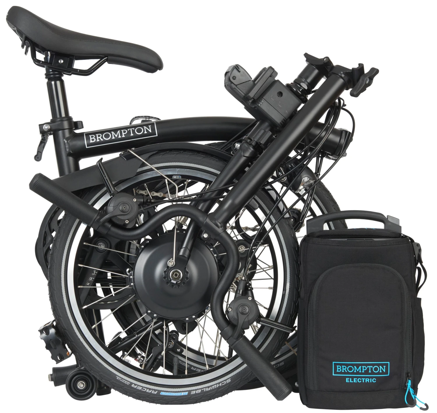 Brompton C Line Explore High Handlebar Electric Folding Bike - 16" Wheel - Image 4