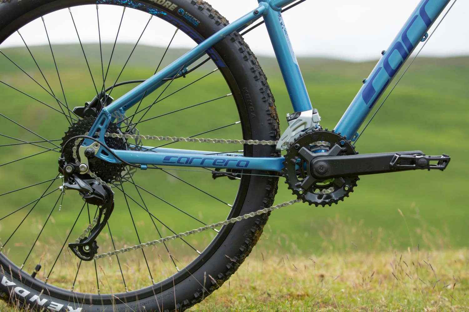 Carrera Vulcan Womens Mountain Bike - Blue - S, M, L Frames - Image 7