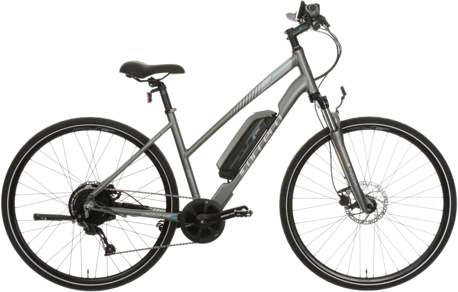 Carrera Crossfire Womens Electric Hybrid Bike 2.0 - 16", 18" Frames