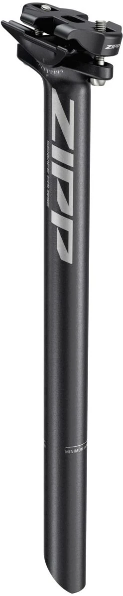 Zipp Service Course 0mm Setback Seatpost Blast Black With Etched Logo