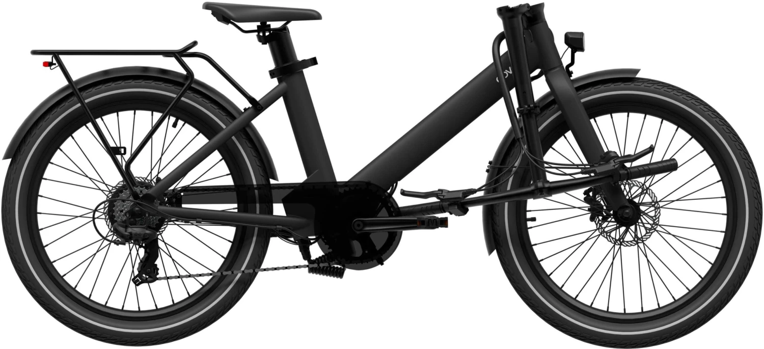 Eovolt Evening Step Through Electric Folding Bike - Onyx Black - 24" Wheel - Image 3
